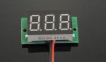 Digitalny voltmeter - led d. c 3.2 - 30V