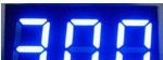 Digitalny voltmeter - tenky panel 0-99v led