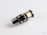 Autožiarovka LED T10 5 x 5050 SMD W5W CANBUS 