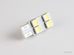 Autožiarovka LED T10 4 x 5050 SMD W5W CANBUS 