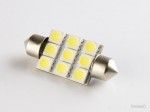 Autožiarovka LED C5W 9 x 5050 SMD 